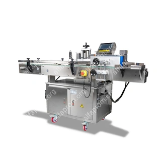 Напольный автоматический этикетировщик для круглой тары с датером HLMT-200D