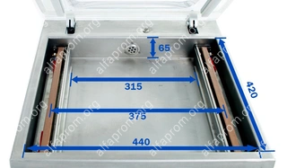 Вакуумный упаковщик DZ-400/2F Foodatlas Eco