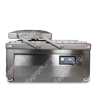 Напольная двухкамерная вакуум-упаковочная машина HVC-720S/2B SS (обрезка)