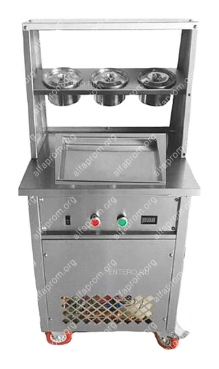 Фризер для жареного мороженого Foodatlas KCB-1F (контейнеры, световой короб)