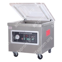 Настольный вакуумный упаковщик DZQ-400/2T (нерж., обрезка)