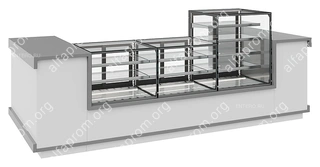 Витрина кондитерская Carboma KC71-130 VV 1,2-1 Built-In COSMO закрытая Витрина кондитерская Carboma KC71-130 VV 1,2-1 Built-In COSMO закрытая